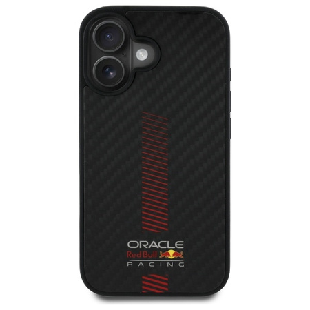 Red Bull RBHMP16M24CFGSMK iPhone 16 Plus 6.7 hardcase czarny/black Carbon Fiber Power Bar MagSafe