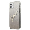 Guess GUHCP12SPCUGLSGO iPhone 12 mini 5,4" złoty/gold hardcase Glitter Gradient Script