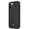 Mercedes MEHCP12LSPSBK iPhone 12 Pro Max 6,7" czarny/black hardcase Leather Quilted Embossed