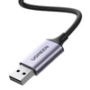 UGREEN ADAPTER AUDIO USB DO MINI JACK 3.5MM AUX DO LAPTOPA