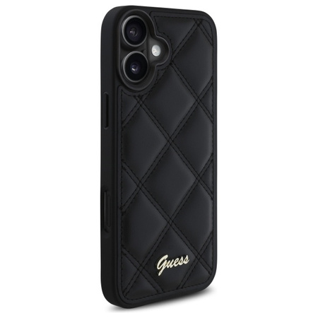 GUESS ETUI HARDCASE DO IPHONE 16 PLUS 6.7 QUILTED METAL LOGO WYSOKA JAKOŚĆ