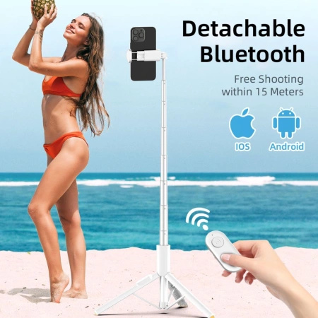 TECH-PROTECT SELFIE STICK Z TRIPODEM DO TELEFONÓW 3W1 Z PILOTEM KONTRO