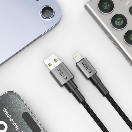TECH-PROTECT KABEL DO LIGHTNING DO TELEFONÓW APPLE 15W 2.4A 100CM