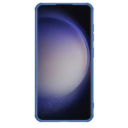 Etui Nillkin Super Frosted Shield Pro pancerne do Samsung Galaxy S24+ - niebieskie