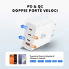 TECH-PROTECT NC120W-GAN 4-PORT NETWORK CHARGER PD 120W / QC3.0 WHITE