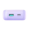 Mini powerbank z wbudowanymi kablami Joyroom JR-PBC07 20000mAh 30W - fioletowy