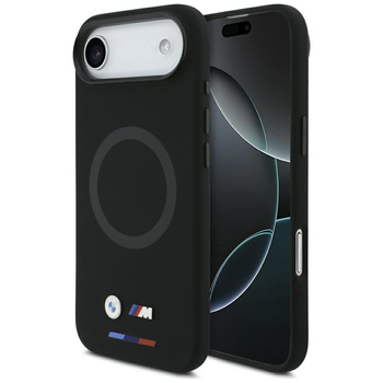 Etui BMW M Silicon Logo MagSafe do       iPhone Air czarny