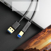 Ugreen kabel przewód do drukarki USB-A - USB-B 5Gb/s 2m czarny (US210)