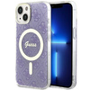 Etui Guess GUHMP14SH4STU na iPhone 14 purpurowy/purple hardcase 4G MagSafe