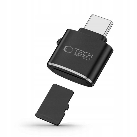 TECH-PROTECT ADAPTER PRZEJŚCIÓWKA USB-C DO KART MICRO SD TF CZYTNIK