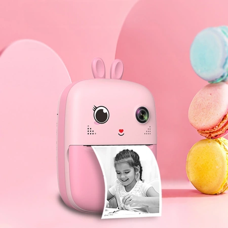 HURTEL MINI DRUKARKA DLA DZIECI Z FOTOKAMERĄ I KAMERĄ ZABAWKA FOTOGRAFICZNA