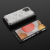 Honeycomb etui pancerny pokrowiec z żelową ramką Samsung Galaxy A42 5G przezroczysty