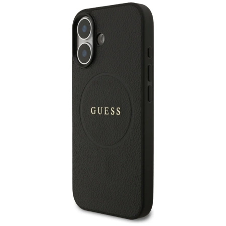 GUESS ETUI GRAINED RING MAGSAFE DO IPHONE 17 Z RINGIEM I MAGNETYCZNYM