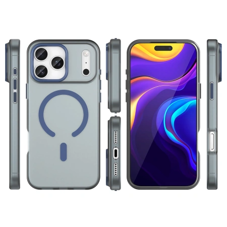 HURTEL ETUI MAGNETIC ABRASIVE DO IPHONE 17 PRO KOMPATYBILNE Z MAGSAFE