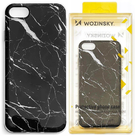 WOZINSKY ETUI POKROWIEC MARBLE ŻELOWE DO SAMSUNG GALAXY M31 MARMUR