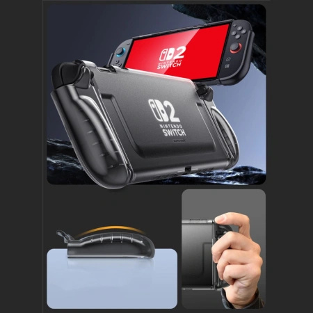 SUPCASE ETUI CRYSTAL DO NINTENDO SWITCH 2 OCHRONA PRZED ZDERZENIAMI