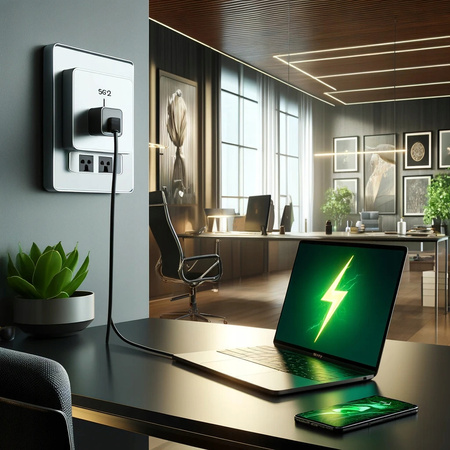 CO2 KABEL USB-C SZYBKIE ŁADOWANIE THUNDERBOLT 3 10GBPS 100W USB TYP C 4K 3M