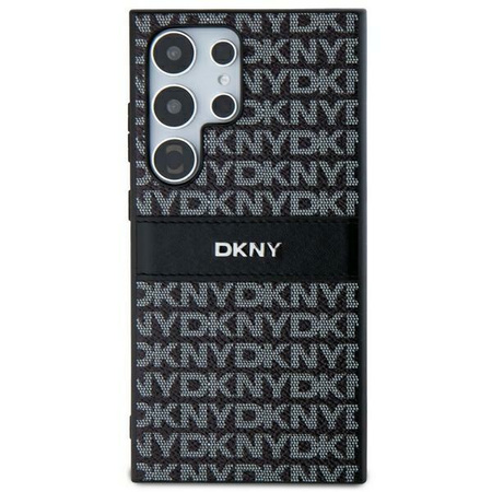 DKNY POKROWIEC DO SAMSUNG S24 ULTRA S928 HARDCASE SKÓRZANY Z LOGO METALOWYM