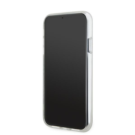 DKNY ETUI HARDCASE DO IPHONE 11 Xr 6.1 IML CHECKERED MONO STRIPES