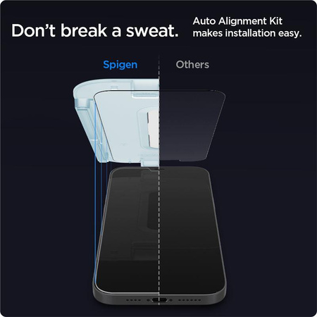 SZKŁO HARTOWANE SPIGEN GLAS.TR ”EZ FIT” 2-PACK IPHONE 12/12 PRO
