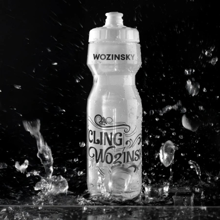Bidon rowerowy Wozinsky WBR-01T 750ml - transparentny
