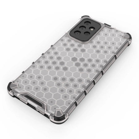 HURTEL HONEYCOMB PANCERNE POKROWIEC DO SAMSUNG GALAXY A72 4G Z ŻELOWĄ RAMKĄ