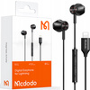 MCDODO WIRED HEADPHONES WITH MICROPHONE IN-EAR LIGHTNING FOR IPHONE 14 13