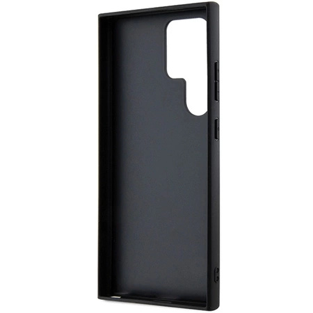 Etui Karl Lagerfeld Saffiano Karl&Choupette Metal Pin na Samsung Galaxy S24 Ultra - szare