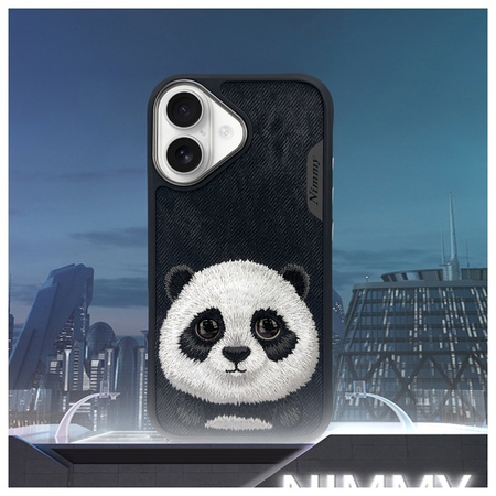 NIMMY ETUI DO IPHONE 16 6.1 Z MOTYWEM PANDA STYLOWA OCHRONA BIG EYED PET