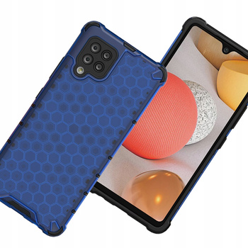 HURTEL ETUI PANCERNE POKROWIEC DO SAMSUNG GALAXY A42 5G Z ŻELOWĄ RAMKĄ