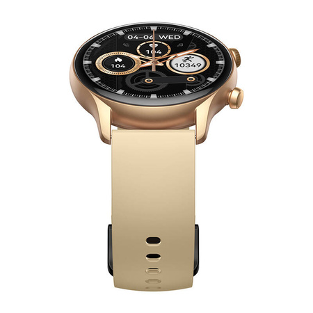 ZEBLAZE SMARTWATCH BTALK 3 PLUS DO ANDROID IOS ZŁOTY Z WODOODPORNOŚCIĄ IP67