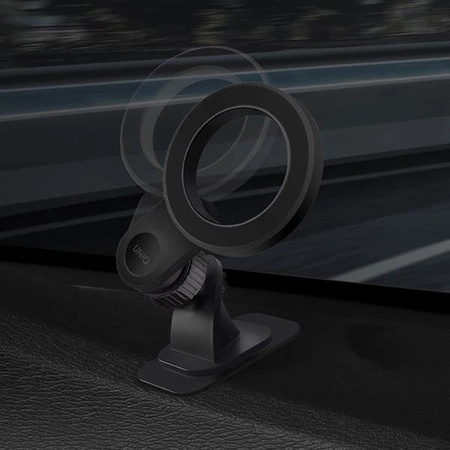 Uchwyt samochodowy UNIQ Trelix Car magnetyczny na deskę rozdzielczą - czarny