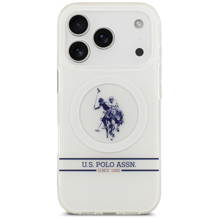 U.S. POLO ASSN. ETUI DH BOTTOM STRIPE LOGO DO IPHONE 17 PRO MAGSAFE