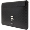 Etui Karl Lagerfeld Saffiano Monogram Ikonik KLCS14SAKHPKK na laptopa 14" - czarne