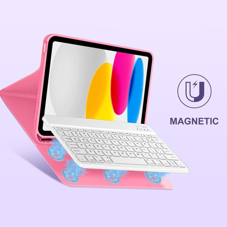 TECH-PROTECT SC PEN + KEYBOARD IPAD 10.9” 10 / 2022 / 11” 11 / 2025 MAGENTA