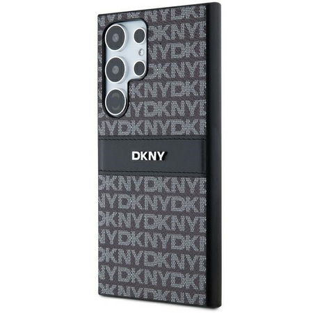 DKNY POKROWIEC DO SAMSUNG S24 ULTRA S928 HARDCASE SKÓRZANY Z LOGO METALOWYM