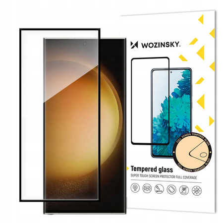 WOZINSKY SZKŁO HARTOWANE FULL GLUE DO SAMSUNG GALAXY S24 ULTRA PEŁNY EKRAN