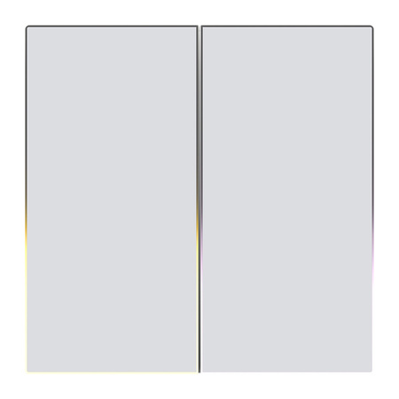 Włącznik światła AVATTO TS60-EU-W2 ZigBee 2-kanałowy (biały)