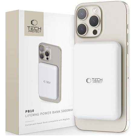 TECH-PROTECT PB10 LIFEMAG DO MAGSAFE POWER BANK 5000MAH DO MAGSAFE IPHONE