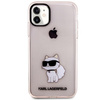 Etui Karl Lagerfeld KLHCN61HNCHTCP na iPhone 11 / Xr - różowe Ikonik Choupette