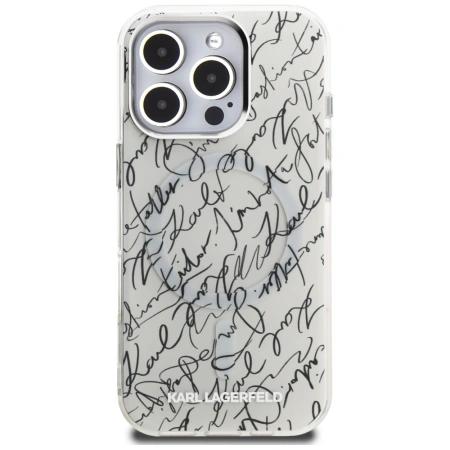 KARL LAGERFELD ETUI IML KARL SCRIPT PATTERN MAGSAFE DO IPHONE 16 PRO MAX