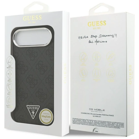 GUESS ETUI 4G TRIANGLE LOGO MAGSAFE DO IPHONE 17 AIR ELEGANCKIE ET