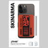 Portfel Skinarma Mirage Spunk Wallet     Magnetic Grip Stand pomarańczowy