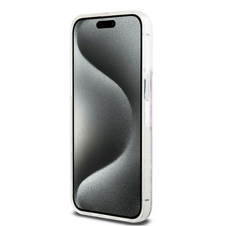 DKNY POKROWIEC HARDCASE LIQUID GLITTER DO IPHONE 15 PRO MAX 6.7 Z MULTILOGO