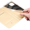 Dux Ducis Skin Pro kabura etui pokrowiec z klapką iPhone 14 Plus złoty