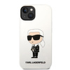 Karl Lagerfeld KLHCP14MSNIKBCH iPhone 14 Plus 6,7" hardcase biały/white Silicone Ikonik