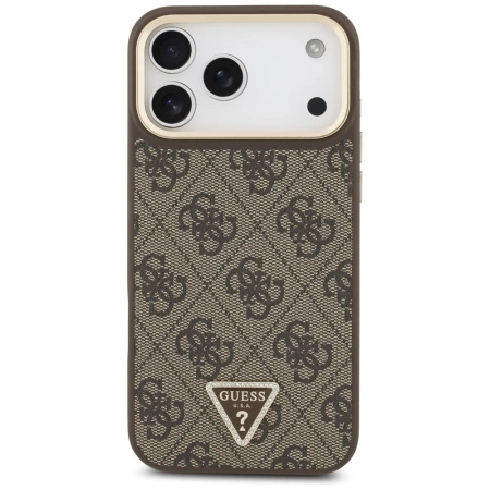 GUESS ETUI DO IPHONE 17 PRO MAX MAGSAFE LOGO TRIANGLE Z OCHRONĄ ANTY