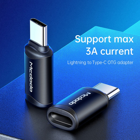 Adapter do telefonu Mcdodo, do Iphone typ-C czarny