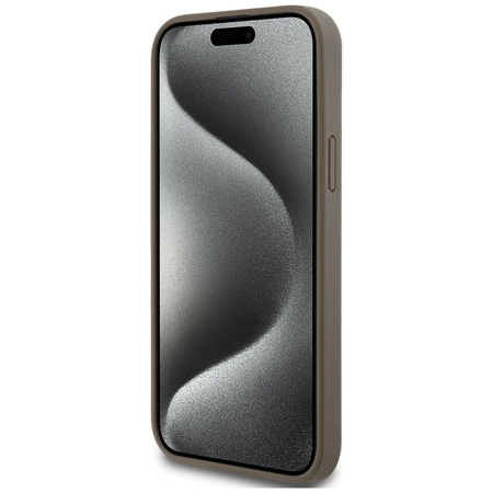 DKNY ETUI HARDCASE DO IPHONE 15 14 13 6.1 DO MAGSAFE SKÓRA WZÓR METALOWE