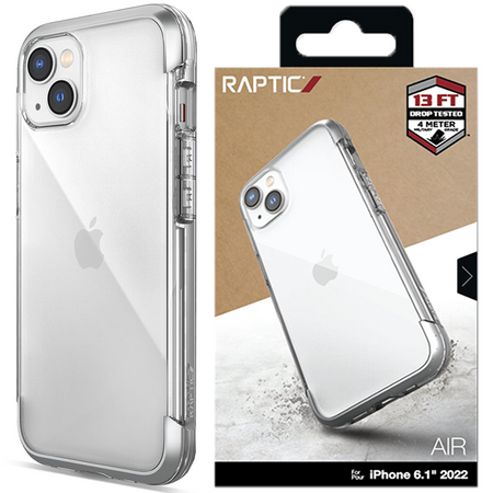 Raptic X-Doria Air Case etui iPhone 14 pancerny pokrowiec srebrny